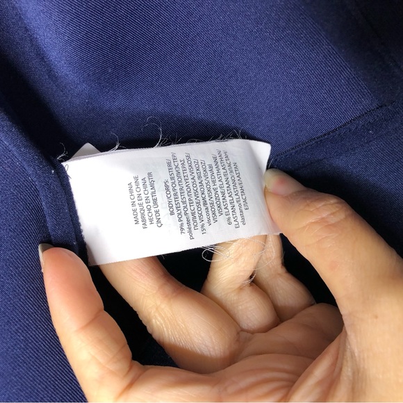 Polo Ralph Lauren Asymmetric Full Zip Hoodie Navy Coat Jacket Winter Fall Shirt - Picture 10 of 13